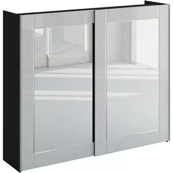 Шкаф-купе Kristal ОГОГО (арт.341578), (ЛДСП/Белый) ОГОГО Обстановочка!