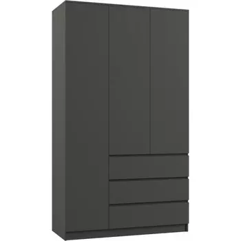 Шкаф Мадера ШМ 1200 (Мадера ШМ 1200 ЛДСП графит новый) Woodville арт.520909