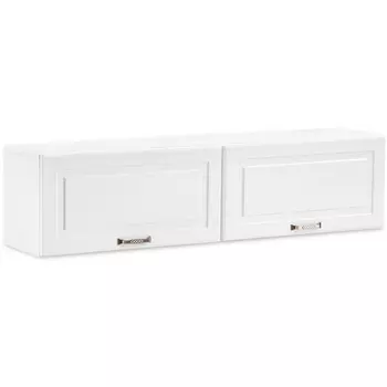 Шкаф навесной Mobi Ливерпуль белый / ясень ваниль 357765