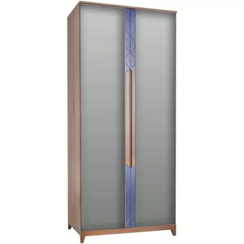 Шкаф R-Home двухстворчатый с зеркалами Сканди Сапфир