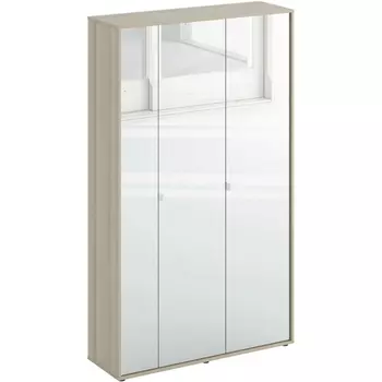 Шкаф трехдверный Latte ОГОГО (арт.344059), (ЛДСП/Зеркальный) ОГОГО Обстановочка!