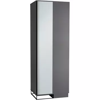 Шкаф угловой универсальный City графит с зеркалом R-Home арт.4010551031h