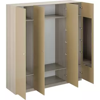 Шкаф Uno Ш4з ОГОГО (арт.331503), (ЛДСП/Капучино) ОГОГО Обстановочка!