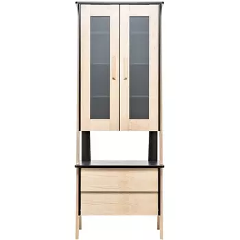 Шкаф-витрина Leset "Сканди-2" (Дуб/Венге) 2000026710271