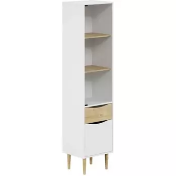 Шкаф-витрина Like однодверная левая ОГОГО (арт.583987), (ЛДСП/Белый) ОГОГО Обстановочка!