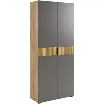 Шкаф Woodville Бери 80 дуб крафт золотой / графит 551890