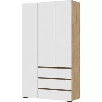 Шкаф Woodville Элла ШК 06 белый / дуб крафт золото арт.548011