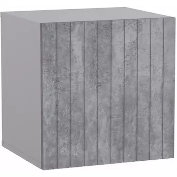 Шкаф Woodville Эннис белый / бетон светлый арт.563554