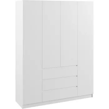 Шкаф Woodville Мадера ЛДСП белый 520852