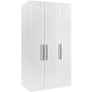 Шкаф Mobi трехдверный Вестра белый шагрень 518140