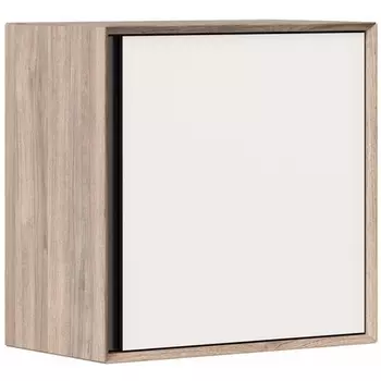 Шкафы Woodville Электра 600 вяз дымчатый / белый