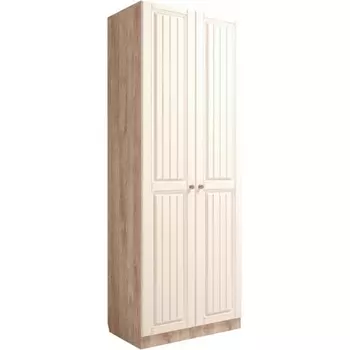 Шкафы Woodville Майя М-02 дуб баррик светлый / крем брюле