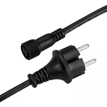 Шнур питания ARD-PRO-BALL-LIVE-1.5M Black (230V, 1.6A) (Ardecoled, Закрытый) 025653