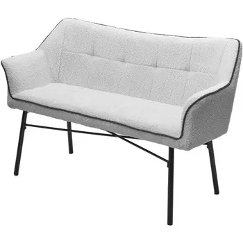 Скамья BERGAMO UF998-14 светло-серый, букле / UF998-16 темно-серый / Товарный знак DISAUR M-City