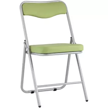 Складной стул Stool Group Джонни экокожа салатовый каркас металлик УТ000035367