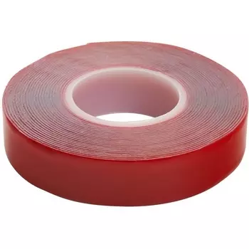 Скотч акриловый двусторонний 0,8x18 мм длина 5м Stekker 39146