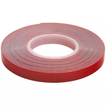 Скотч акриловый двусторонний 0,8x9 мм длина 5м Stekker 39144