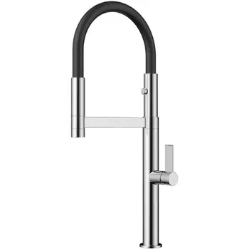 Смеситель Omoikiri Osaka-C-BL латунь/хром/черный