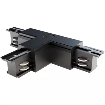 Коннектор Т-образный левый Trinity черный (трехфазный) Maytoni Technical TRA005CT-31B-L