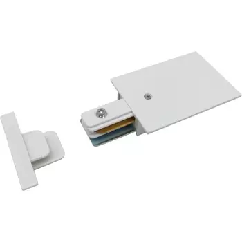Соединитель для однофазного встраиваемого шинопровода Elektrostandard Track Rail WH Recessed TRPF-1-WH