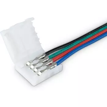 Соединитель гибкий Ambrella Illumination GS7251 односторонний для светодиодной ленты 5050 12/24V (4 конт.) 150 мм