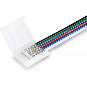 Соединитель гибкий Ambrella Illumination GS7801 двухсторонний для светодиодной ленты 5050 12/24V (5 конт.) 150 мм