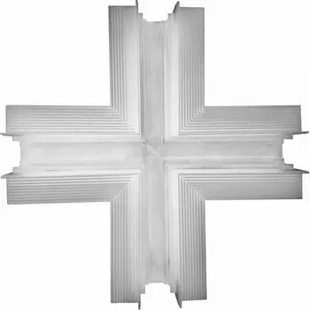 Соединитель Х-образный для встраиваемого шинопровода iLedex Vision48/22 X-TYPE CONNECT 4822-022-44/44-WH