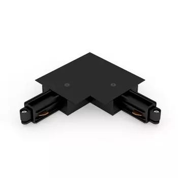 Соединитель-коннектор угловой для встраиваемого трека Black RAUMBERG KTK2LBk Raumberg