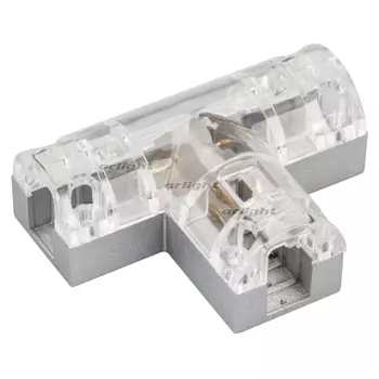 Соединитель тройной ARL-CLEAR-Mini-2x90 (16x8mm) (Arlight, Металл) 022706 (2 шт.)