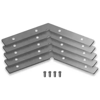Соединитель угловой для алюминиевого профиля "Profile System" 120° Ambrella Illumination GP8053