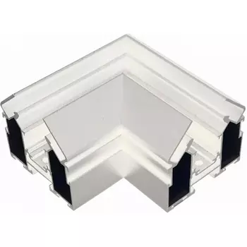 Соединитель угловой для магнитного шинопровода для натяжного потолка iLedex Vision48/22 CORNER CONNECT 4822-61/60-WH