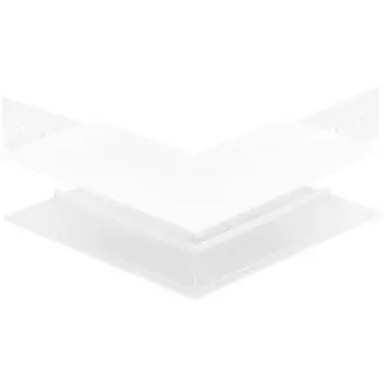 Соединитель угловой для накладного магнитного шинопровода Crystal Lux SPACE CLT 0.213 03 WH