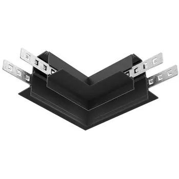 Коннектор угловой Exility встраиваемый черный (магнитный) Maytoni Technical TRACL034-42B-R
