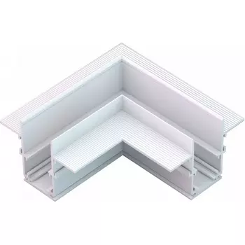 Соединитель угловой для встраиваемого магнитного шинопровода iLedex Vision48/22 CORNER CONNECT 4822-022-95/95-WH
