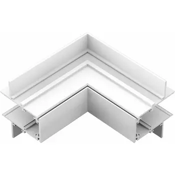 Соединитель внешний угловой для встраиваемого шинопровода iLedex Vision48/22 OUTTER CORNER CONNECT 4822-022-95/95-WH