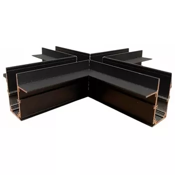 Соединитель X-образный для встраиваемого магнитного шинопровода Hesby Lighting ElDeko HSBL_0160