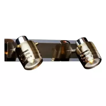 Спот 23463/2 хром/античная Eurosvet 23463 хром / античная бронза