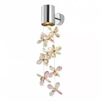 Спот Arte Milano 11952B.D90.H600.LED Ni с цветами с подвесками