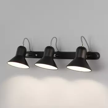 Спот 20083/3 Eurosvet Canotier черный / хром