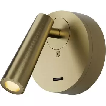 Спот Denkirs Shine Wall DK5072-SB 3W сатинированная латунь