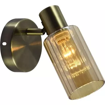 Спот Escada Kappa 682/1A 1x40Вт E14, металл/стекло, античная бронза