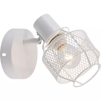 Спот Escada Rook 689/1A Black 1x40Вт E14, металл, белый