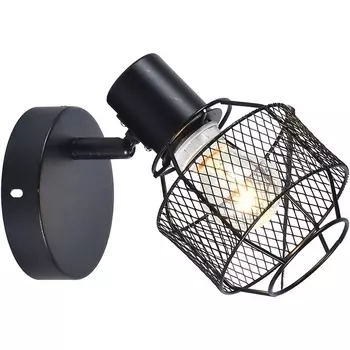 Спот Escada Rook 689/1A Black 1x40Вт E14, металл, чёрный