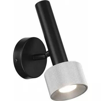 Спот iLedex Delta 2360-1 BK+SL