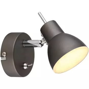 Спот светодиодный GR 1х Вт 3200К поворотный с выключателем Rivoli Renata 6158-701