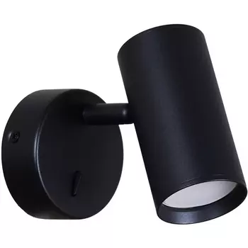 Спот с выключателем для чтения Reluce 86207-9.2-001MN GU10 BK