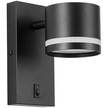 Спот с выключателем Lumion Lanika 8339/1W хром/черный, металл/акрил GX53 LED 7W 220V