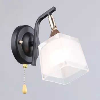 Спот с выключателем Reluce 06404-0.2-01 BK+FGD