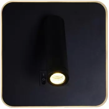 Спот с выключателем светодиодный для чтения Reluce 86202-9.2-001KT LED12W BK