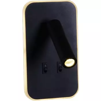 Спот с выключателем светодиодный для чтения Reluce 86204-9.2-001KT LED12W BK